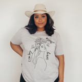 I Can Buy Myself Flowers Floral Woman Outline T Shirt