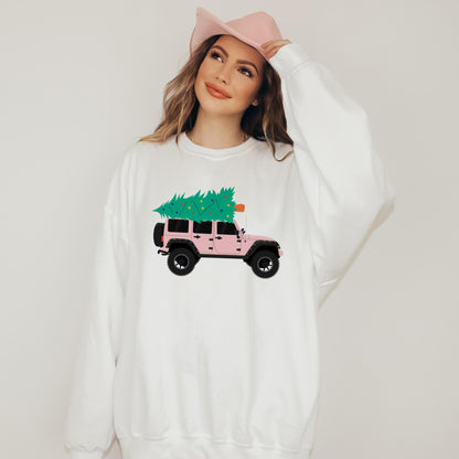 Jeep Christmas Tree Sweatshirt