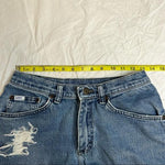 Lee distressed high waisted Cutoffs. Size 26
