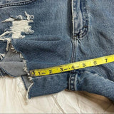 Lee distressed high waisted Cutoffs. Size 26
