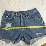 Lee distressed high waisted Cutoffs. Size 26