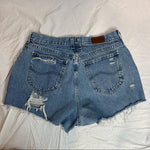 Lee distressed high waisted Cutoffs. Size 30
