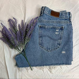 Lee distressed high waisted Cutoffs. Size 30