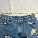 Lee distressed high waisted Cutoffs. Size 30