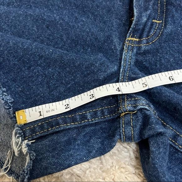 Lee high waisted denim cutoff shorts in size 27