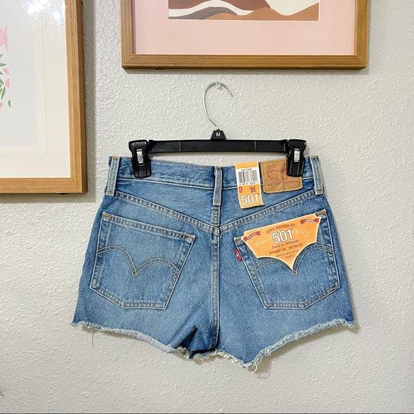 Levi's denim cut off shorts size 25