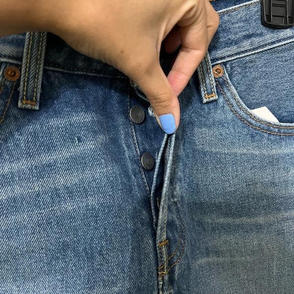 Levi's denim cut off shorts size 25
