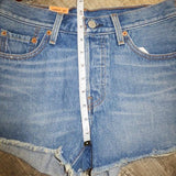 Levi's denim cut off shorts size 25