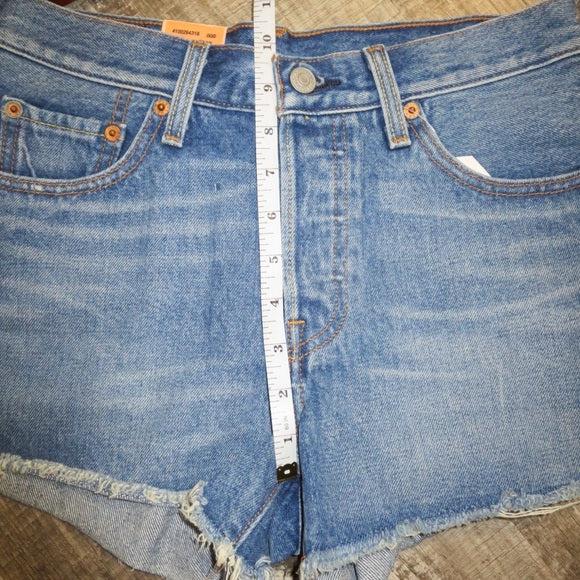 Levi's denim cut off shorts size 25