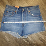 Levi's denim cut off shorts size 25