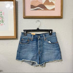 Levi's denim cut off shorts size 25