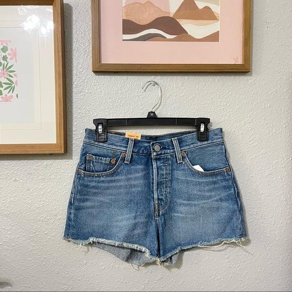Levi's denim cut off shorts size 25
