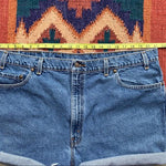Levi's distressed high waisted Cutoffs Size 22