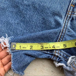Levi's distressed high waisted Cutoffs Size 22
