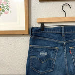 Levi's distressed high waisted cutoff shorts size 32