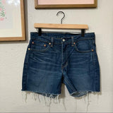 Levi's distressed high waisted cutoff shorts size 32