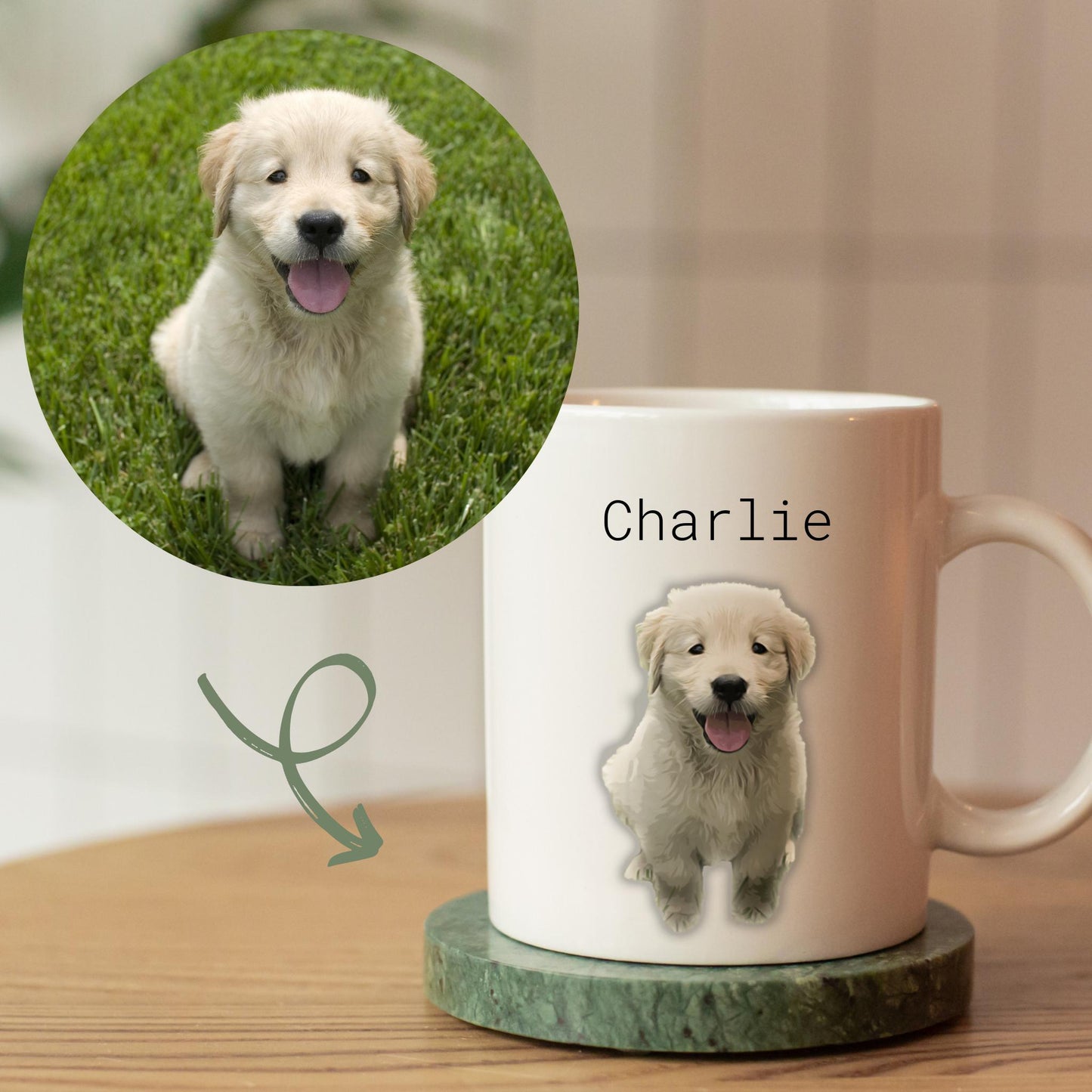 Personalized Modern Pet Mugs