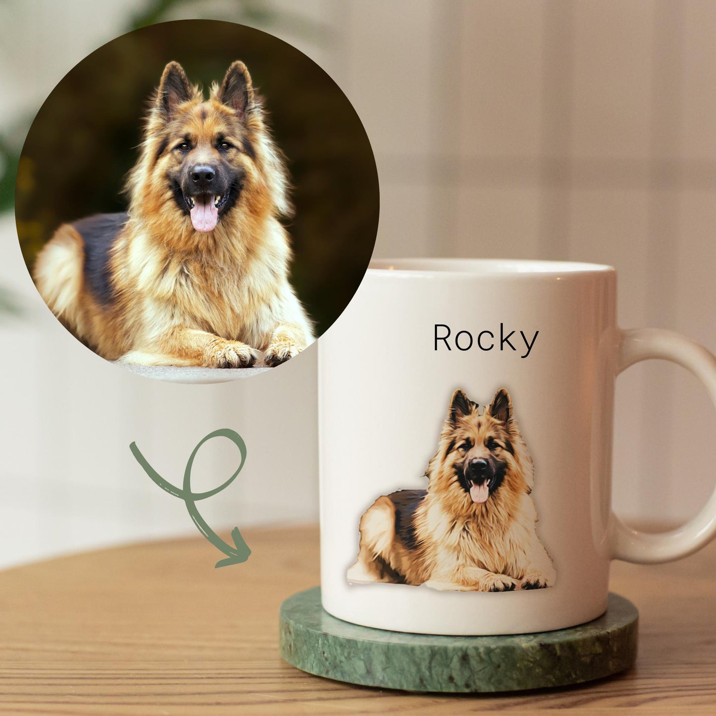 Personalized Modern Pet Mugs