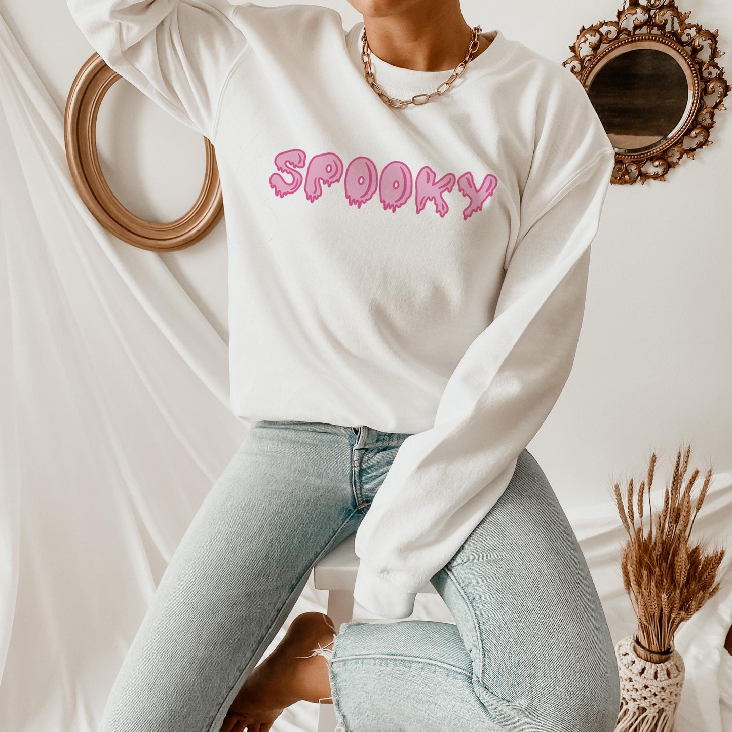 Pink Spooky Typography Halloween