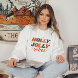 Retro Holly Jolly Vibes Sweatshirt
