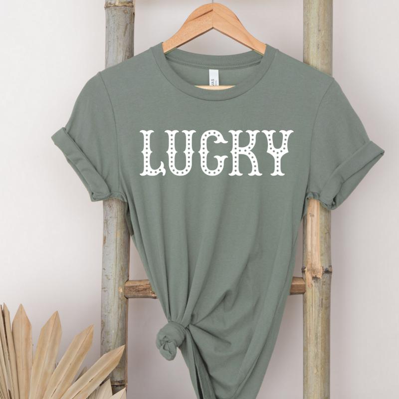 St. Patrick's Day Lucky Shirt short sleeve tee