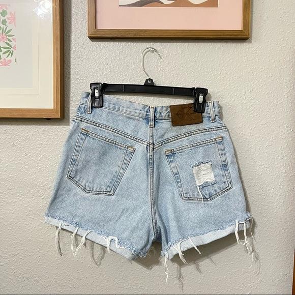 Vintage Calvin Klein distressed High waisted shorts size 25