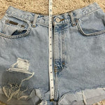 Vintage Calvin Klein distressed High waisted shorts size 25