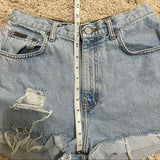 Vintage Calvin Klein distressed High waisted shorts size 25