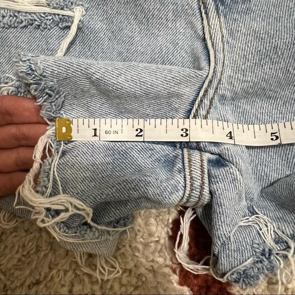 Vintage Calvin Klein distressed High waisted shorts size 25