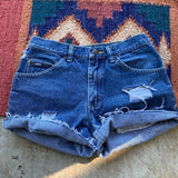 Vintage Lee High Waisted denim cutoffs size 26