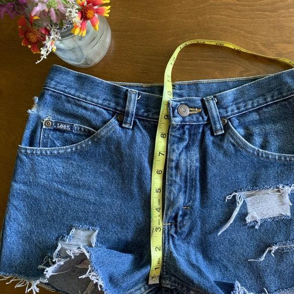 Vintage Lee High Waisted denim cutoffs size 26