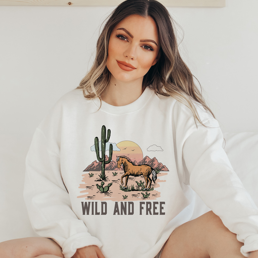Wild and Free Western Sweatshirt