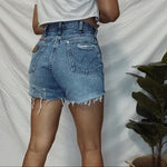Wrangler High waisted denim Cutoffs. Waist Size 27