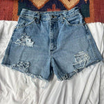 Wrangler High waisted denim Cutoffs. Waist Size 27