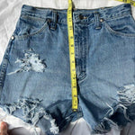 Wrangler High waisted denim Cutoffs. Waist Size 27