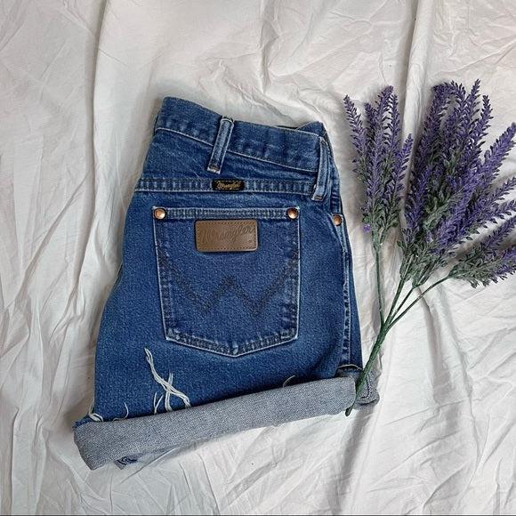 Wrangler High waisted denim Cutoffs. Waist Size 31