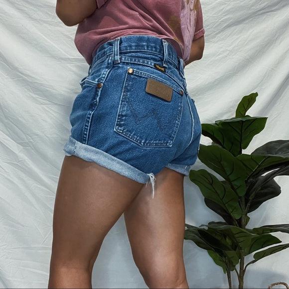 Wrangler High waisted denim Cutoffs. Waist Size 31