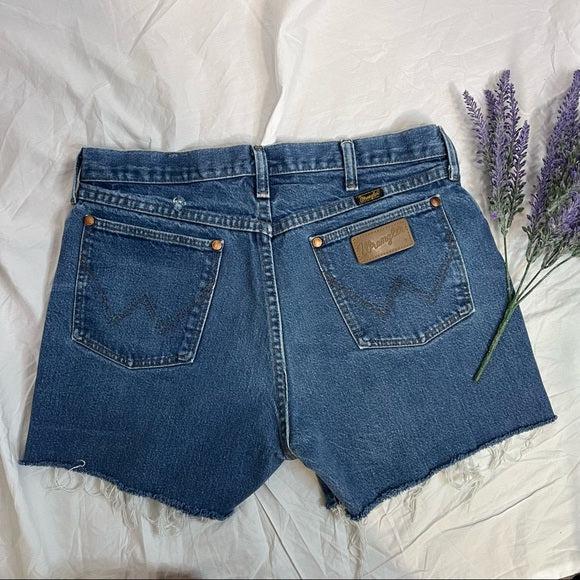 Wrangler High waisted denim Cutoffs. Waist Size 31