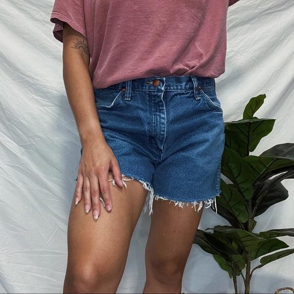 Wrangler High waisted denim Cutoffs. Waist Size 31