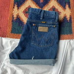 Wrangler High waisted denim Cutoffs. Waist Size 32