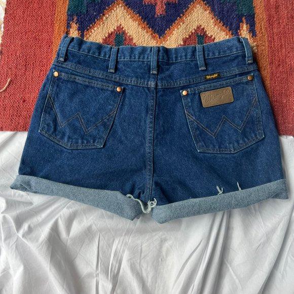 Wrangler High waisted denim Cutoffs. Waist Size 32
