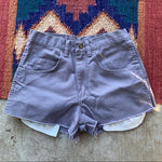 Wrangler Lilac lavender high waisted cutoffs 26
