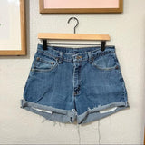 Wrangler high waisted denim cutoff shorts in size 30