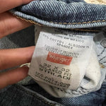 Wrangler high waisted denim cutoff shorts in size 30