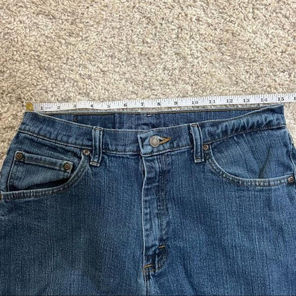 Wrangler high waisted denim cutoff shorts in size 30