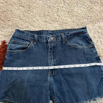Wrangler high waisted denim cutoff shorts in size 30