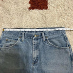 Wrangler high waisted light wash denim cutoffs size 33
