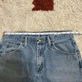 Wrangler high waisted light wash denim cutoffs size 33
