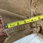 Wrangler tan/khaki High waisted denim Cutoffs. Waist Size 28