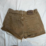 Wrangler tan/khaki High waisted denim Cutoffs. Waist Size 28